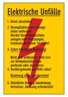 Elektrische Unfälle