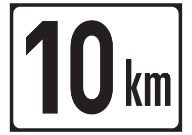 10km Tafel