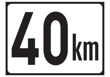 40km Tafel