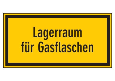 Lagerraum für Gasflaschen