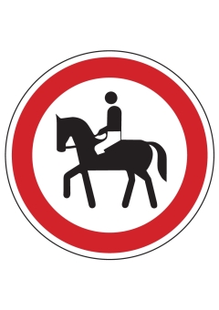 Reiten verboten