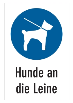 Hunde an die Leine