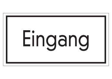 Eingang!