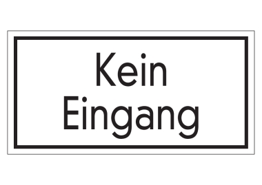 Kein Eingang