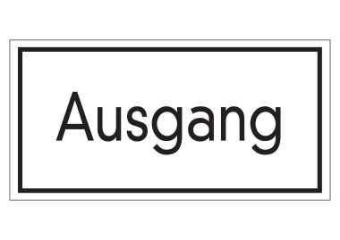 Ausgang!