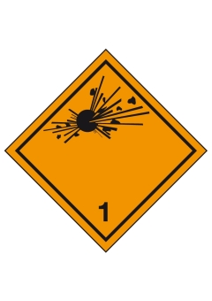 Nr.1 Explosive Stoffe Rolle zu 500 Stück