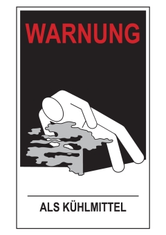 WARNUNG ______ ALS KÜHLMITTEL