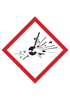GHS 01 Explodierende Bombe 21 Stück/Bogen