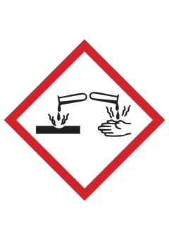 GHS 05 Ätzwirkung 2 Stück/Bogen