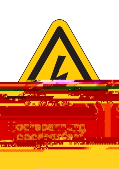 Hochspannung Lebensgefahr (Dreieck)