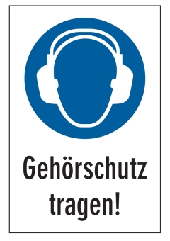 Gehörschutz tragen!