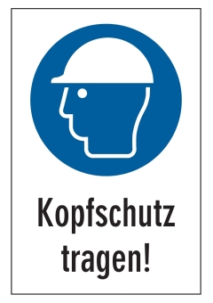 Kopfschutz tragen!