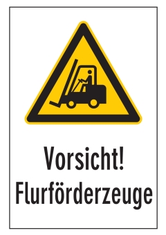 Vorsicht! Flurförderzeuge