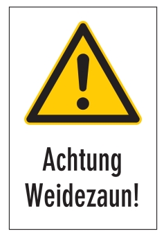 Achtung Weidezaun!