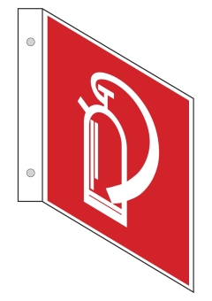 Fahnenschild Feuerlöschgerät