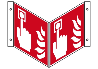 Winkelschild F005 Brandmelder