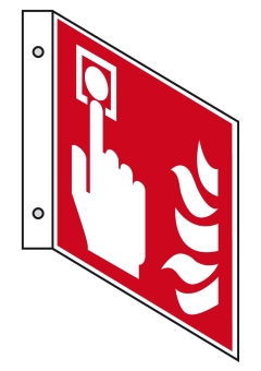 Fahnenschild F005 Brandmelder