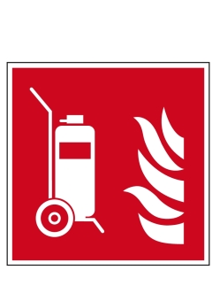 F009 Fahrbarer Feuerlöscher