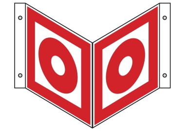Winkelschild Nichtautomatischer Brandmelder