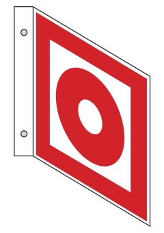 Fahnenschild Nichtautomatischer Brandmelder