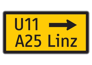 Umleitungsbeschilderung V4