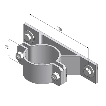 VE-Lasche, einseitig hohe Bauform