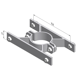 WD-Lasche, beidseitig standard