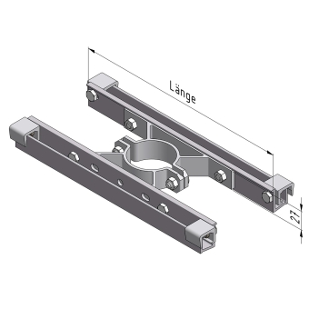 WDKC-Lasche, beidseitig standard