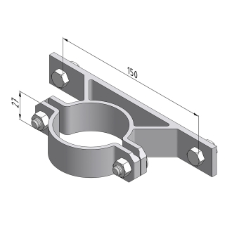WE-Lasche, einseitig standard