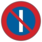 §52/13c/a Parken an ungeraden Tagen verboten