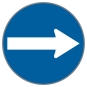 §52/15d Vorgeschriebene Fahrtrichtung (Baustelle)