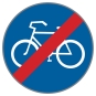§52/16a Ende eines Radweges