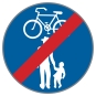 §52/17a/c Ende eines Geh- und Radweges (gemeinsam)