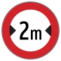 §52/9a Fahrverbot für über ...m breite Fahrzeuge (Baustelle)