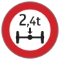 §52/9d Fahrverbot für Fahrzeuge mit über ...t Achsdruck (Baustelle)
