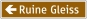 §53/13 Wegweiser Kultur öffentliches Interesse Braun/Weiß