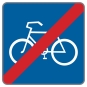 §53/29b Ende eines Radweges ohne Benützungspflicht