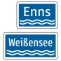 Bezeichnung von Gewässern (einzeilig)