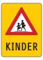 Hinweistafel 'KINDER'