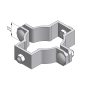 ND-Lasche, beidseitig standard