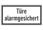 Türe alarmgesichert