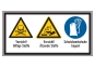 Mehrsymbolschild W016 / W023 / M009