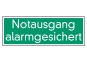 Notausgang alarmgesichert