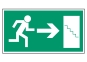 Rettungsweg über Treppe rechts