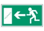 Rettungsweg über Treppe links