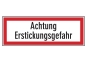 Achtung Erstickungsgefahr