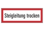 Steigleitung trocken