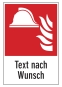 Brandbekämpfung (leer)  mit Wunschtext
