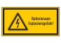 Batterieraum Explosionsgefahr!