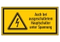 Auch bei ausgeschaltetem Hauptschalter unter Spannung!
